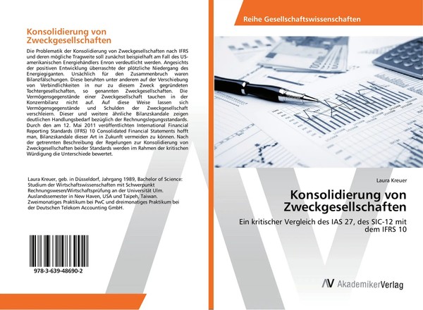 Laura Kreuer | Konsolidierung Von Zweckgesellschaften | Taschenbuch | Deutsch-image