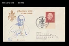 Religion,Catholicism, Pope John XXIII, History,Germany 1969 FDC,Cover