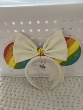 Loungefly X Disney Minnie Headband Sequin Rainbow Ears 2020 Unisex Adult