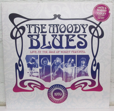 DO-LP - MOODY BLUES - LIVE AT ISLE OF WIGHT - NUMBERED + LIMITED - VIOLET VINYL