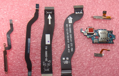 Genuine Samsung Galaxy S21+ Plus G996U Charging Port Board Flex Cable Set