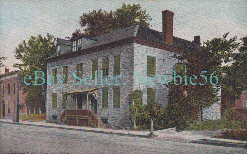 Kingston NY - THE OLD DE WALT TAVERN - Hugh C Leighton Postcard
