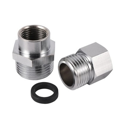 M18 auf 1/2'' 3/4'' Außengewinde Adapter 18mm Gewinde Wasserpumpe Reduzierverbinder W