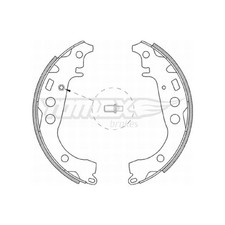 Bremsbackensatz hinten für Toyota Yaris P1 P13 P21 P2 Yaris-Vios P9 | 24029355