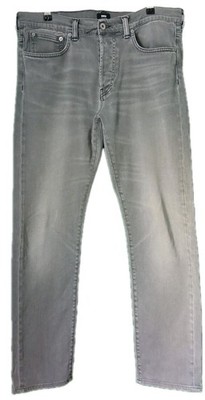 Edwin Herren Jeans W34 L32 ED-80 Slim Tapered Grau Top Zustand 