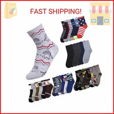 12 Pairs Assorted Boys Socks Size Ages 6-8 Years Kids Casual Sport Wholesale Lot