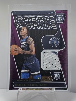 2024-25 Totally Certified-Fabric of the Game Rookies Robert Dillingham /99 