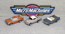 Lot Of 3 Vintage Galoob Micro Machines: Chrysler, Cadillac, Lincoln
