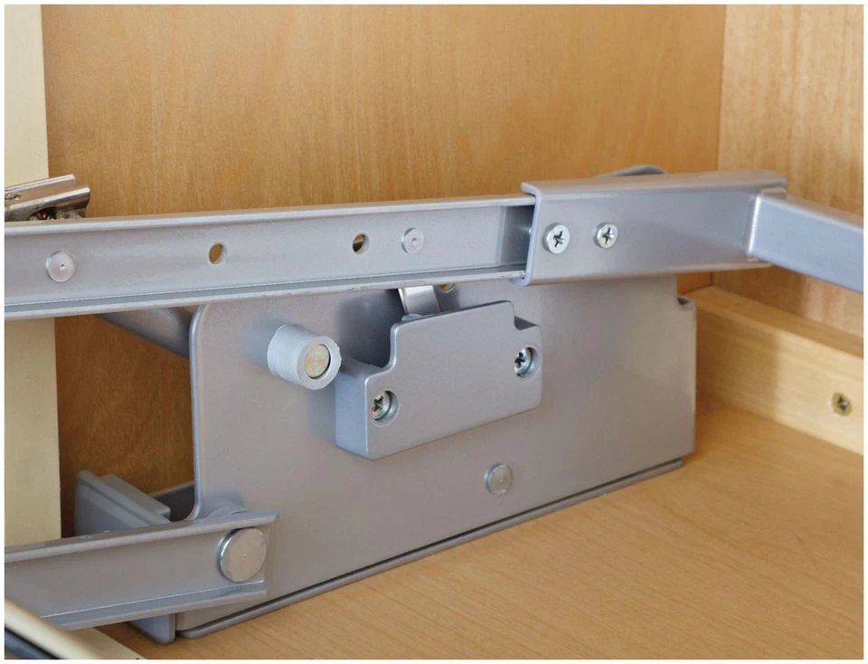 Rev-A-Shelf 5PD-36 Modern 34-1/4" Pull Down Shelf Organizer for - Chrome - Image 2 of 4