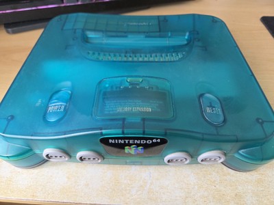 Offizielle Nintendo 64 Konsole N64 - Funtastic Ice Blue NTSC-U/C [getestet funktioniert]