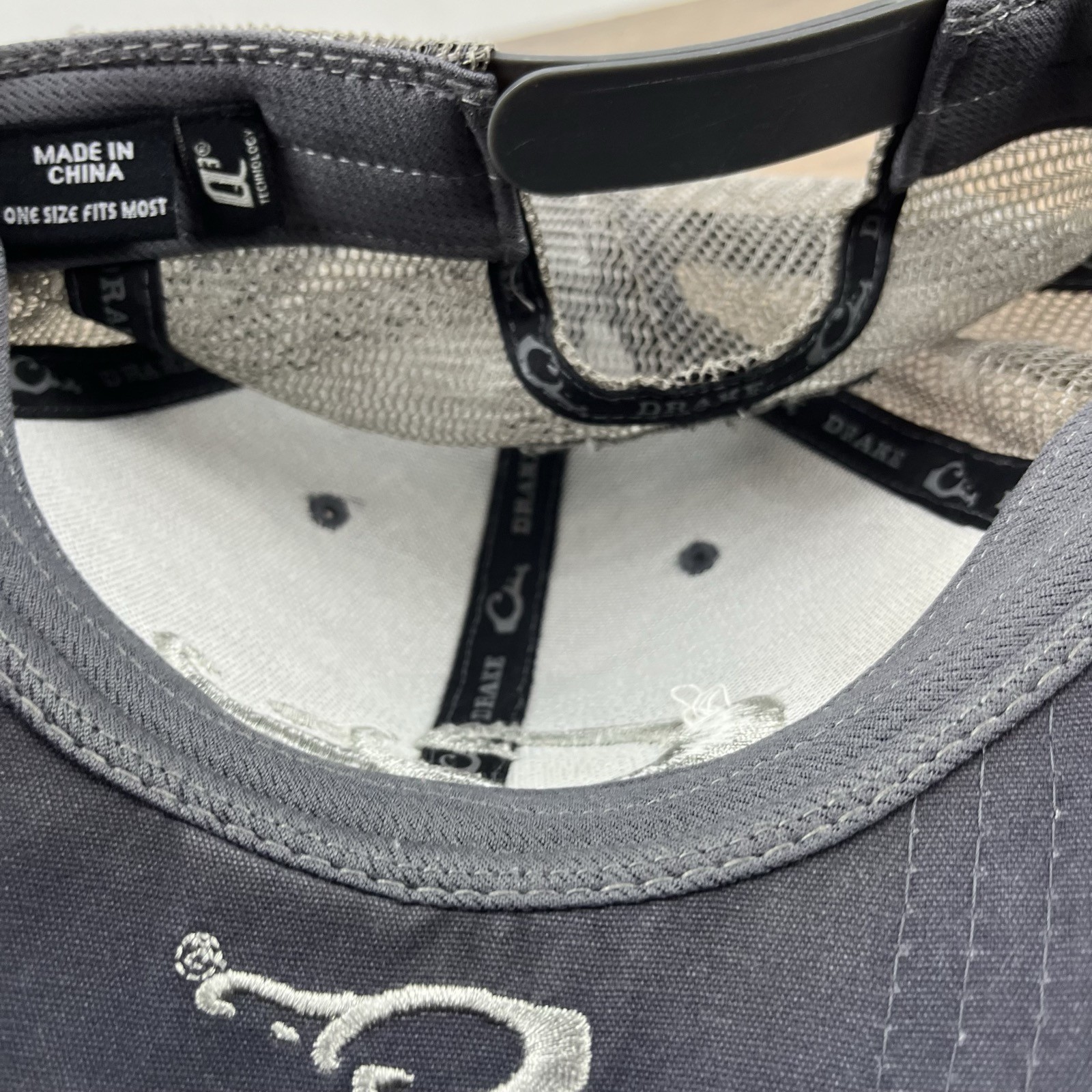 Quicksilver Hat Gray Cap Adjustable Hat Gray Adul… - image 16