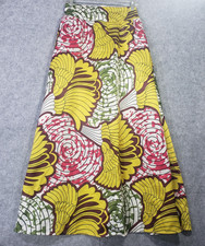 Women  s African Print Ankle-Length Skirt XXXL High Waist Ankara Style Maxi, Zip