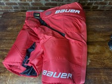 Bauer Supreme Ultrasonic Senior Large Hockey Pants Red