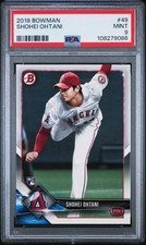2018 Bowman - Shohei Ohtani #49 (RC) PSA 9 Mint