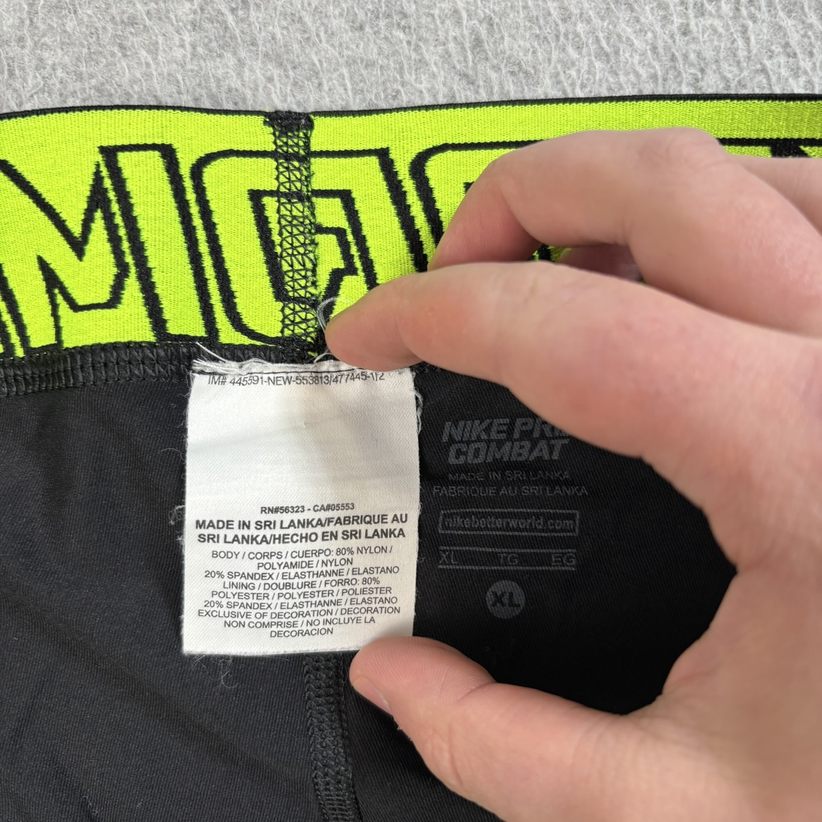 Nike Pro Hyperwarm Combat Compression Leggings Me… - image 22
