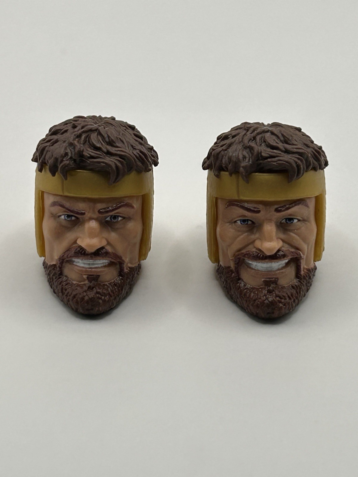 Marvel Legends Retro Series Hercules Head Lot Of 2 Versions Fodder 1/12 Scale