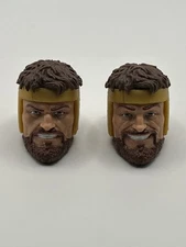 Marvel Legends Retro Series Hercules Head Lot Of 2 Versions Fodder 1/12 Scale
