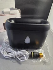 Flame Aroma Diffuser Black Home Fragrance Solution Enhance Any Room