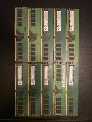 [ BULK LOT OF 10 ] 8GB DDR4 Desktop RAM SAMSUNG, HYNIX etc. (10x)