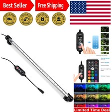 LED Aquarium Light, 23 Inches Submersible Fish Tank Light, Waterproof Underwa...