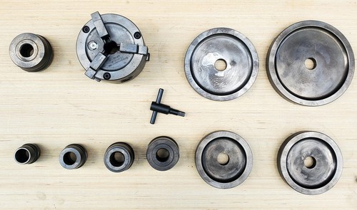 Double quick Chuck 3-Jaw and Taper Adapter Kit fits 1" Arbor Shaft Brake Lathe