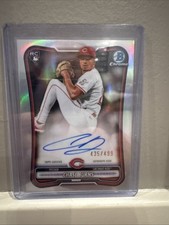 2026 BOWMAN CHROME CHASE BURNS ROOKIE REFRACTOR AUTO 435/499 RC CRA-CB