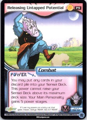 DRAGON BALL Z CCG LP Releasing Untapped Potential P9 Limited Promo