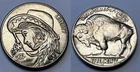 1937 HOBO NICKEL TOKEN COIN PRETTY COWGIRL PISTOL COLLECTION BUFFALO GIFT FREE