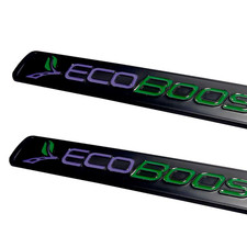 2pcs 3d For F-150 2011-2018 Door Eco-boost Emblems Side Fender Nameplate Badges