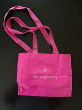 Vera Bradley Small Shopping Bag Bright Pink 10x8
