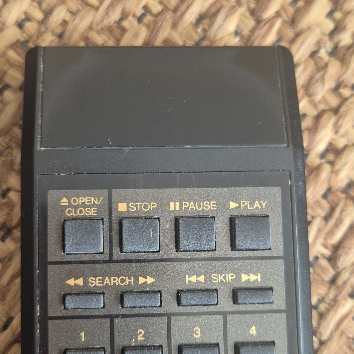 Mando a distancia inalámbrico Technics EUR64798 para reproductor de CD Technics negro