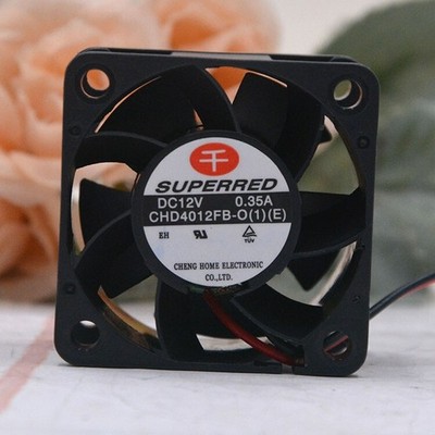 1 pcs Thousand Red 12v 0.35A 4028 CHD4012FB-0   Switch Mute Cooling Fan. #ac