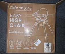 Image of Clair de Lune 6 in 1 Adjustable High Chair, 4months-6years 