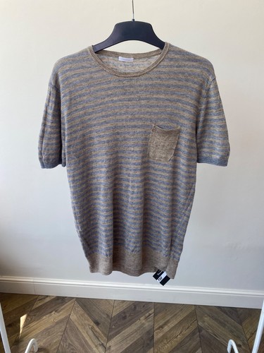 Malo, Vintage Malo Linen viscose and cotton crewneck tee
