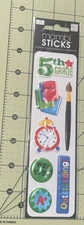 Me and My Big Ideas mambiSTICKS Puffy Stickers - 5th GRADE - 7 pcs