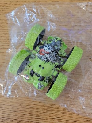 3 Inch Neon Green Double Sided Flipping Car