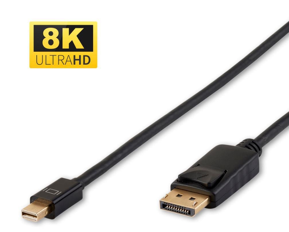 MicroConnect DP-MMG-050MBV1.4 Mini DP - Displayport 1.4 0.5m