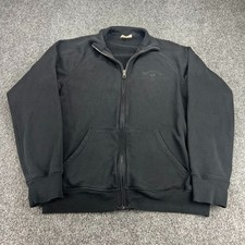 Burberry Brit Sweater Men  s Large Black Full Zip Mock Neck