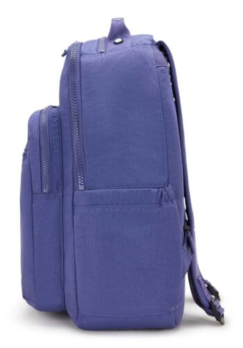 kipling Basic Seoul Backpack L Rucksack Rucksack Ocean Blue violett Neu - Bild 5 von 6