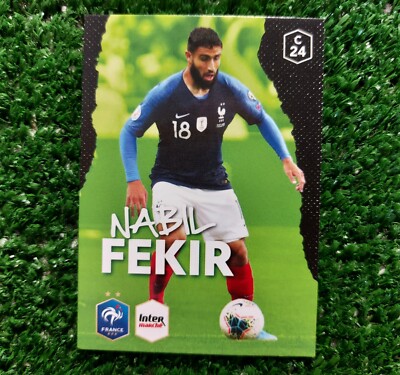 PANINI CARD AU PLUS PRES DES BLEUS 2020 FRANCE C24 FEKIR CARD  