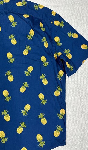 XXXL Old Navy Hawaiian Camp Camicie Floreale Ananas Fenicottero Opera D'arte 3 Qtà - Foto 16 di 24