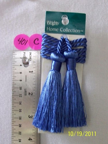 Tenda e Sedia TieBack 27" distesa con 3" doppia nappa Set da 2 - 17 colori!!! - Foto 4 di 18