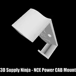 2 Pack of Wall Mounts for NCE Power CAB - Model Train Throttle Cab Holder - USA - Video 1 of 1