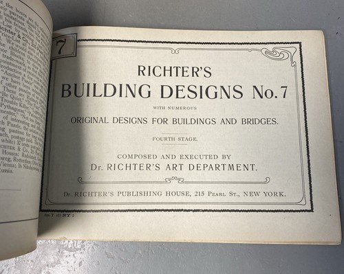 Vintage German Anchor Richter Building Block Wooden Box + Bricks Set *Damaged* - Picture 10 of 11