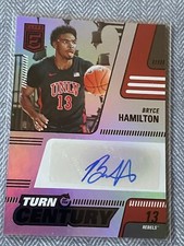 Bryce Hamilton 2022 Chronicles Draft Turn Of The Century Autograph AUTO RC Card