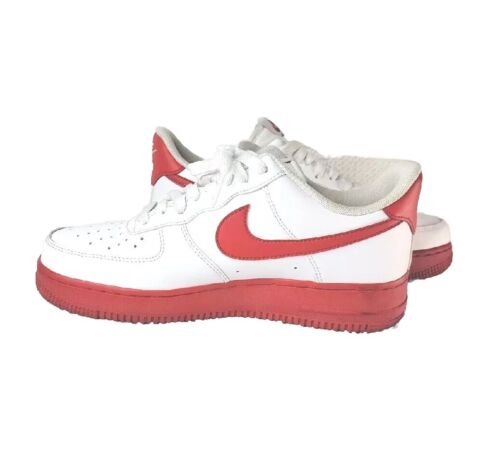 Nike Air Force 1 Retro Low White University Red Intersuola CK7663-102 Uomo US 7,5 - Foto 10 di 17