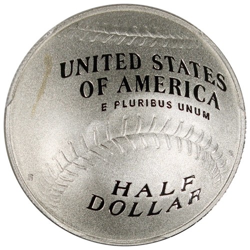 2014-S Baseball Hall Of Fame Proof Half Dollar PCGS PR69DCAM First Strike Coin - Picture 4 of 4