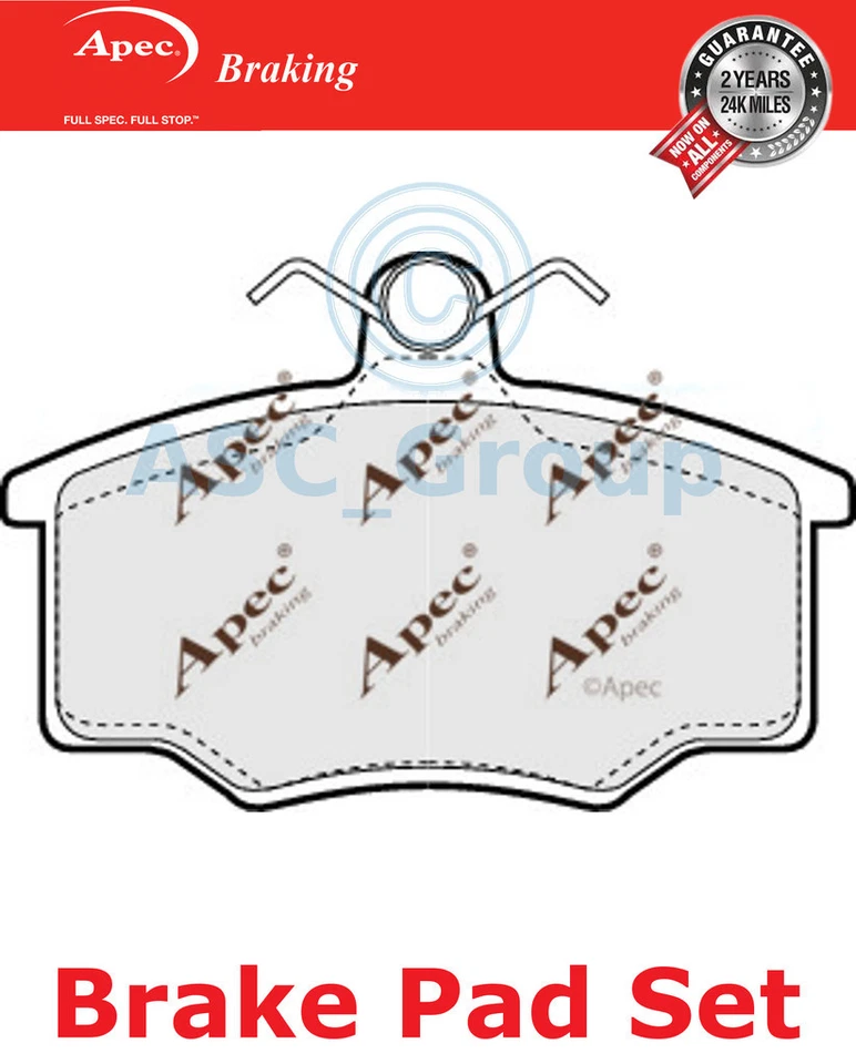 Jeu De Plaquettes De Frein Avant Apec Qualité OE Remplacement PAD301 - Photo 1/1