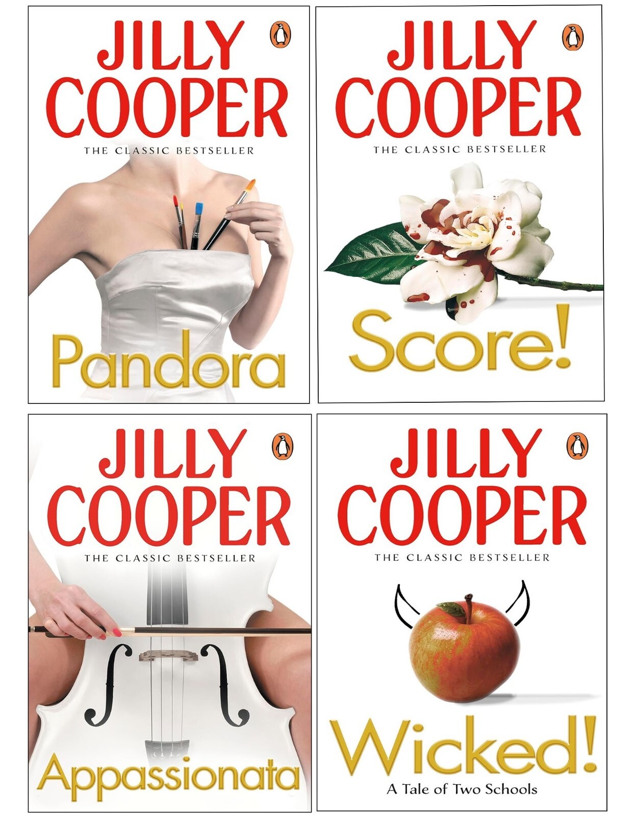 Rutshire Chronicles Series (Book 5-8) By Jilly Cooper: 4 Books Collection Set-PB