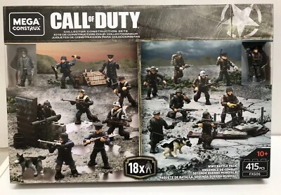 Allied /& Axis Attack Dogs From MEGA CALL OF DUTY RARE WW2 BATTLE PACK FXG06